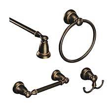 At checkout step, apply the code at coupon box then press. Amazon Com Moen Banbury 4 Piece Bath Hardware Set With 24 In Towel Bar Paper Holder Towel Ring And Robe Hook In Mediterranean Br Beauty