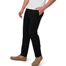 Depending on the brand and fit that you choose, you can find anything from the traditional black, blue, or khaki colored styles to tones as versatile and varied as dark pebble, charcoal heather, and olive grove. Brilliant Basics Men S Chino Pant Black Big W