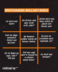 Body shaming is defined as the act of making inappropriate and negative comments about another body shaming is ubiquitous. Radioeins Lachel Doch Mal Welche Spruche Fallen Euch Noch Ein Facebook