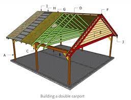 These free plans show you how to build a basic and cheap freestanding single carport. 5 Wood Carport Plans You Can Diy With Pictures Decibelcar