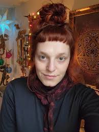 DARK RED Tie Dye Rockstar Scarf, Extra Long, Knotted