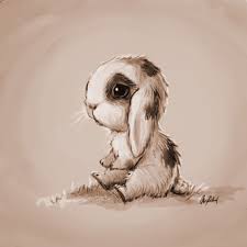 Lonely Bunny Okan Bulbul On Artstation At Bunny Art Cute Illustration Animals