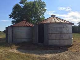 2 Grain Bins For Sale Grain Handling Grain Bins For Sale Grain Silo For Sale Used Farm Equipment