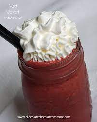 Red Velvet Milkshake Recipe Chocolate Milkshake Red Velvet Recipes Red Velvet