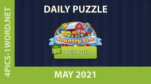 Check spelling or type a new query. 4 Pics 1 Word Daily Puzzle May 2021 Country Life Answers Youtube