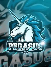 Pegasus Mascot Logo Esport Template Vector Eps Ai Pegasus Logo Sports Logo Design Team Logo Design
