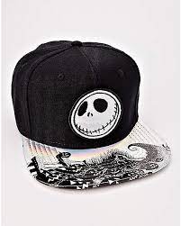 Iridescent Jack Skellington Snapback Hat The Nightmare Before Christmas Spencer S Snapback Hats Hats Snapback