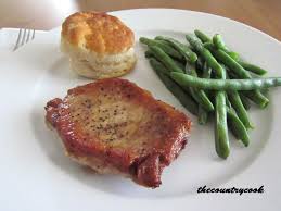 She tenderizes the chops so they're thinner to cook more evenly. Easy Pan Fried Pork Chops The Country Cook