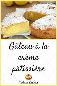 Gateau A La Creme Patissiere La Recette Facile En 2020 Creme Pour Gateau Patissiere Recette Creme Patissiere