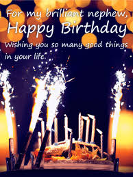Birthday Greetings For Nephew Sparkle Happy Birthday Cake For Nephew Birthday Greeting Cards By Davia In 2020 Happy Birthday Nephew Birthday Greetings For Nephew Happy Birthday Wishes Nephew