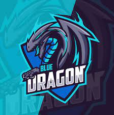 Blue Dragon Mascot Esport Logo Premium Vector Di 2020 Ilustrasi Karakter Logo Keren Desain Logo