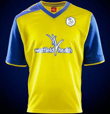 The home strip showcases our traditional blue and white stripes. Sheffield Wednesday Home Kit 1920