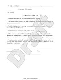 If you are responding to multiple questions, for instance, consider putting your answers in bullet form. Free Statement Of Claim Against Estate Free To Print Save Download
