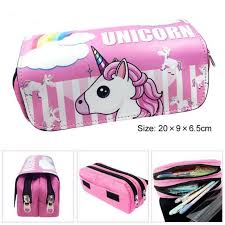 Unicorn Pencil Case For Girls Boys Multifunction School Pencil Bag Large Capacity Canvas Pen Unicorn Pencil Case Leather Pencil Case School Pencil Case