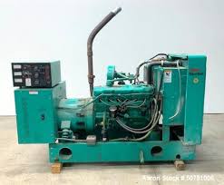 Check all exhaust system connections regularly for leaks and tighten them as necessary. Used Onan 55 Kw Standby Natural Gas Generator Se