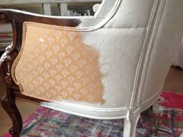 Old White Painting Upholstered Furniture Paint Upholstery Chalk Paint Chairs