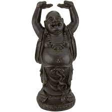 Ho tai happy buddha porcelain figure closeup. World Menagerie Arnault Standing Laughing Buddha Statue Wayfair