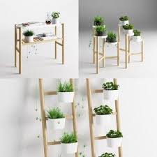 Ikea Satsumas Pot Stand Plant Ladder Stairs Rack Decor Plants Scandinavian Plant Stand Decor Plant Stand Small Potted Plants Stunning design with claw feet.