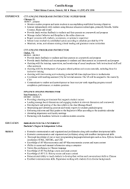 Resume For Online Job Application Sample