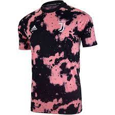 Juventus turin centenary pink jersey shirt playera chamarra 1997 1998 del piero. Adidas Juventus Pre Match Jersey Pink Black Soccerpro