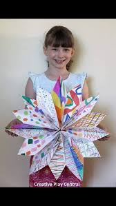 Paper Bag Stars Art Teacher Life Fb School Art Projects Homeschool Art School Crafts