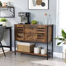 Wenn man sich eine neue küche wünscht oder bei einem wohnungswechsel eine neue küche benötigt wird, werden oft verschiedene zusätzliche. Vasagle Sideboard Schrank Mit 2 Schubladen Und Turen 1 Ablage Fur Esszimmer Wohnzimmer Kuche 100 X