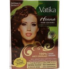 Now you can exchange grey for glossy and glamorous colour. Buy Our Henna Dark Brown Hair Vatika Best Quality Lower Price