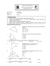 Latihan soal uas matematika sma kelas x semester. Prediksi Soal Uas Matematika Smp Kelas 8 Semester Genap Bsm
