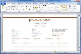 Find articles, videos, training, tutorials, and more. Free Work Order Template For Word