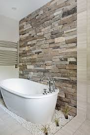 25 natural stone bathroom decor ideas. Stone Wall Bathroom Design Ideas 11 Photos Hackrea