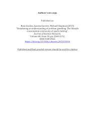 Is betting haram in islam? Pdf Broadening An Understanding Of Problem Gambling The Lifestyle Consumption Community Of Sports Betting