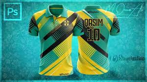 Download Photoshop Mockup Tutorial New Cricket Shirt Design In Photoshop By M Qasim Ali Sports Jersey Design Sports Tshirt Designs Sport Shirt Design