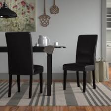 Upholstered chairs in polyester fabric,this contemporary modern side chair add. Tate Fabric Parsons Dining Chair Off 55