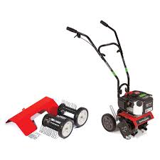 Slices thousands of tiny slits into the lawn to reduce soil compaction and allow beneficial nutrients and water to reach grass root systems. Earthquake Mc43 Cultlivator Lawn Garden Gas Tiller W Dethatcher Attachment Kit Walmart Com Walmart Com