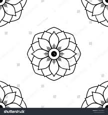 Black And White Flower Crown Drawing Flower Shaped Mandala Black And White Pattern Islam Arabic Pakistan Moroccan Turkish Ind Flowers Photography Peonies Flower Crown Drawing Trendy Flowers
