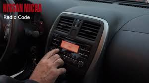 Maybe you would like to learn more about one of these? Nissan Micra Radio Code Youtube
