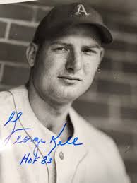 George Kell Signed HOF Autographed George Brice 8x10 w/coa &photo of  signing Autographs