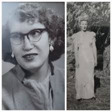 This is my mom and her sister. Both gone now, I would love to see it clear  and maybe with my moms eyes open. She had dark brown eyes