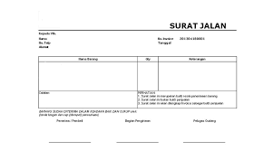 Paket kiriman kami terdiri atas paket herbal. Download Surat Jalan Adalah Dokumen Wajib Saat Pengiriman Barang