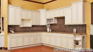 You can just add this furniture in your small kitchen and have a gorgeous and stunning kitchen cabinets in farmhouse style. Antique White Ready To Assemble Kitchen Cabinets