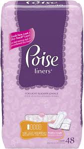 See all reviews and shop with . Amazon Com Poise Incontinence Liners Regular Length Very Light Absorbency 48 Count Pack Of 2 Health Household