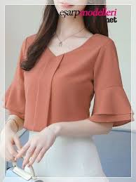 Very Fashionable Hijab Blouse Model Blusas Moda Evangelica Blusas Femininas Blusas Femininas Da Moda