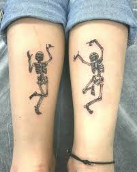 Funny Skeleton Tattoo Designs Matching Tattoos Tattoos Hand Tattoos