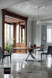 Bonaldo Ax Wood Dining Table Fixed Modern Dining Room Tables Modern Dining Table Interior Design Dining Room