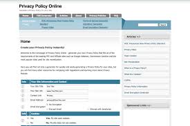 This privacy policy generator gives you a very generic template as a starting point. 10 Free Privacy Policy Generators Inspirationfeed