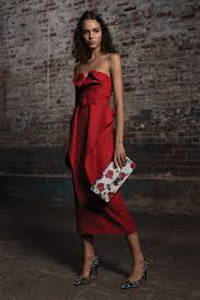 Michael Kors Collection Pre Fall 2018 Fashion Show Fashion Red Cocktail Dress Autumn Fashion 2018