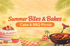 Summer Bites & Bakes : Cake & BBQ Picnic