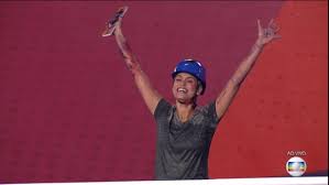 A prova do líder dessa vez foi de resistência! Sarah E A Nova Lider Do Bbb21 Prova Do Lider Above Gshow