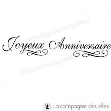 Grand Tampon Joyeux Anniversaire Arabesque Nm Tampon Carte Scrapbooking Cartes Creatives