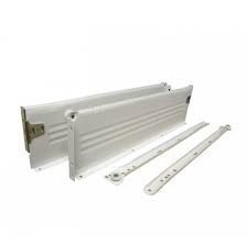 Shelf heights shown on the drawings make possible good use of Metal Kitchen Drawer Runner Side Set White